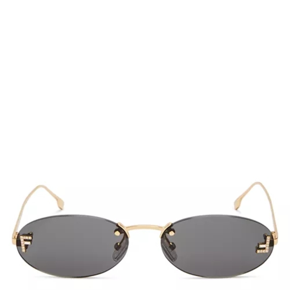 Fendi Rimless Round Sunglasses NWOT